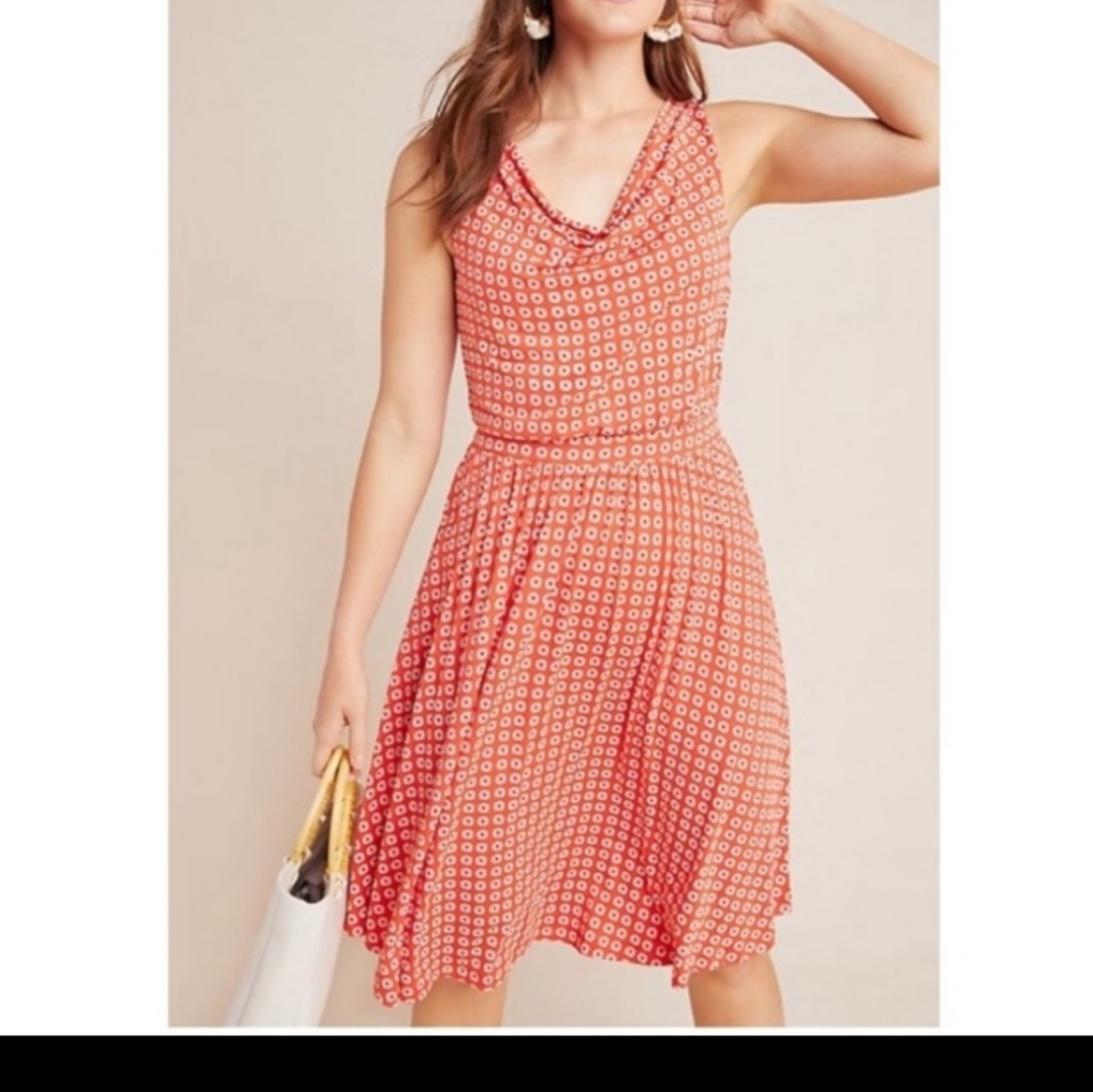 Maeve by Anthropologie Brianne Cowl Neck Dress